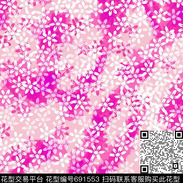 2017年春夏女装花卉花朵花卉传统印花华亿平台下载（图片编号: 691553） - 瓦栏（Walan）