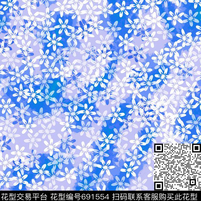 2017年春夏女装花卉花朵花卉传统印花华亿平台下载（图片编号: 691554） - 瓦栏（Walan）