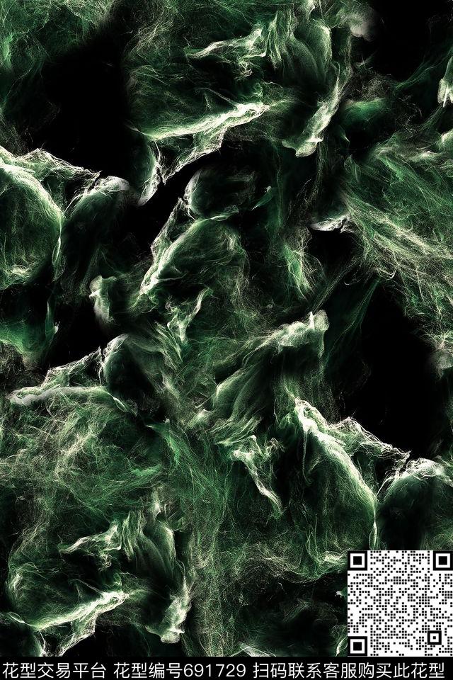 烟雾女装男装数码印花华亿平台下载（图片编号: 691729） - 瓦栏（Walan）