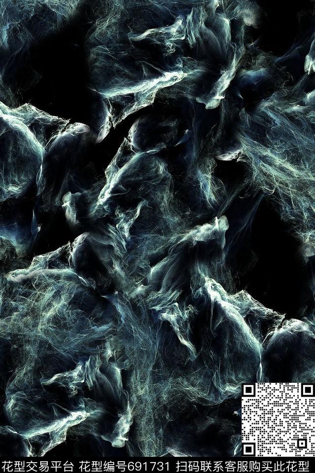 烟雾女装男装数码印花华亿平台下载（图片编号: 691731） - 瓦栏（Walan）