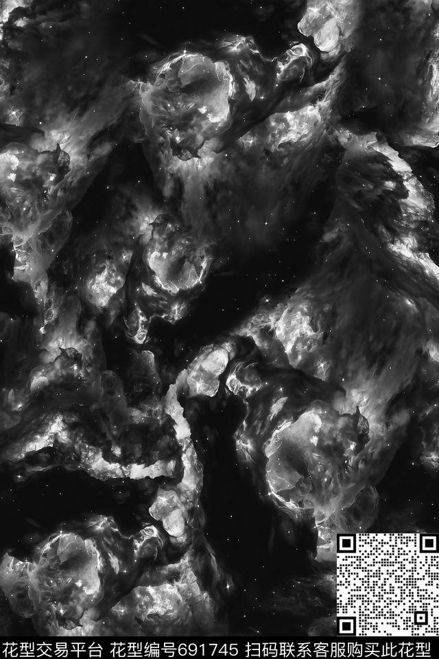 星空火焰女装数码印花华亿平台下载（图片编号: 691745） - 瓦栏（Walan）