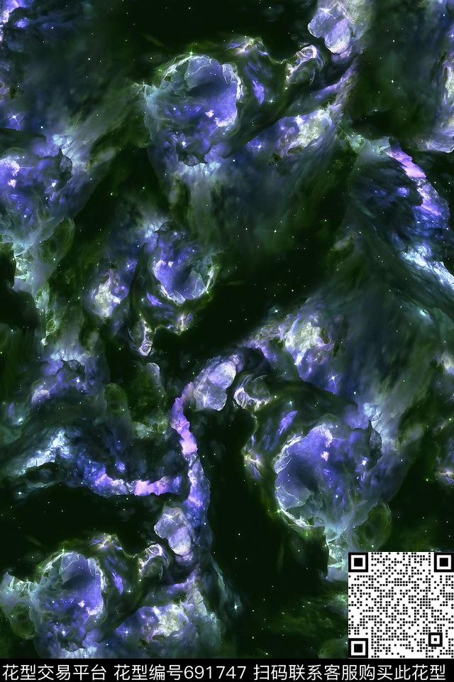 星空火焰女装数码印花华亿平台下载（图片编号: 691747） - 瓦栏（Walan）