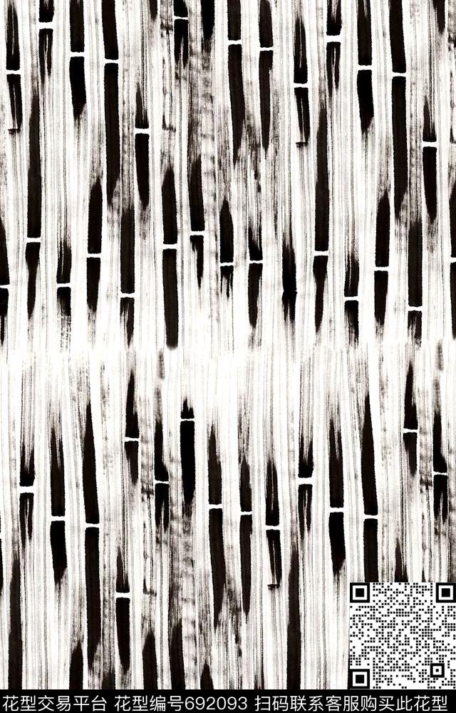 竖条几何条纹抽象数码印花华亿平台下载（图片编号: 692093） - 瓦栏（Walan）