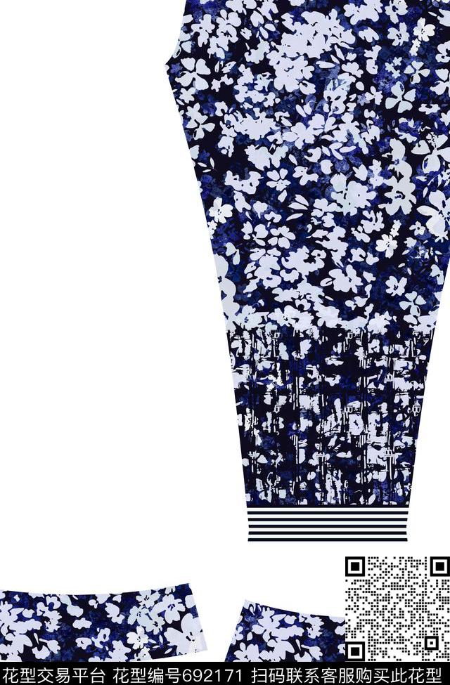 菊花花朵花卉数码印花华亿平台下载（图片编号: 692171） - 瓦栏（Walan）