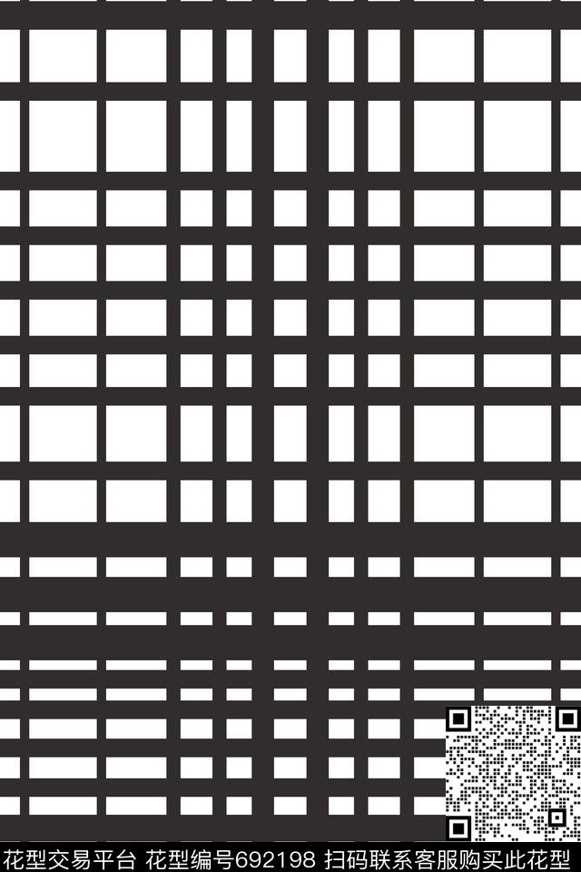 格子男装传统印花华亿平台下载（图片编号: 692198） - 瓦栏（Walan）