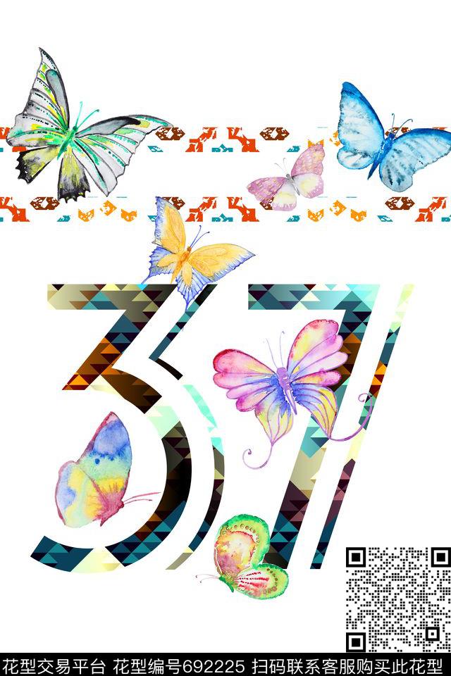 T桖女装号码传统印花华亿平台下载（图片编号: 692225） - 瓦栏（Walan）