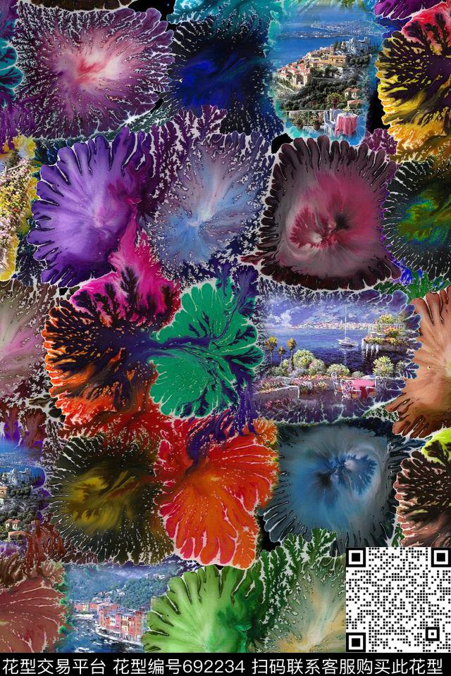 肌理纹理地表数码印花华亿平台下载（图片编号: 692234） - 瓦栏（Walan）