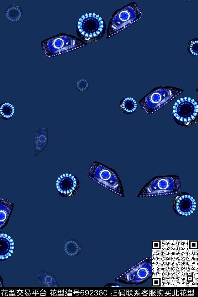 商务休闲男装汽车灯数码印花华亿平台下载（图片编号: 692360） - 瓦栏（Walan）