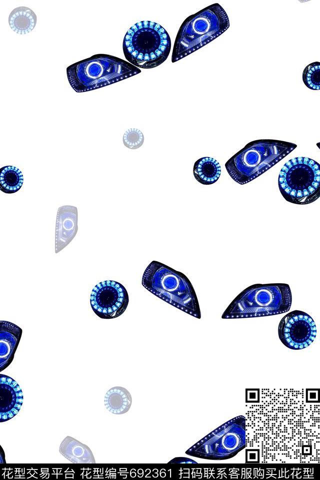 商务休闲男装汽车灯数码印花华亿平台下载（图片编号: 692361） - 瓦栏（Walan）