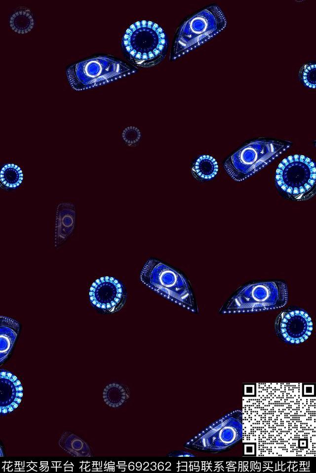 商务休闲男装汽车灯数码印花华亿平台下载（图片编号: 692362） - 瓦栏（Walan）