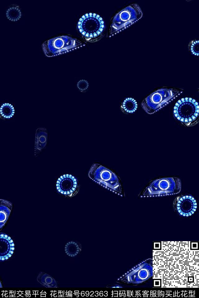 商务休闲男装汽车灯数码印花华亿平台下载（图片编号: 692363） - 瓦栏（Walan）