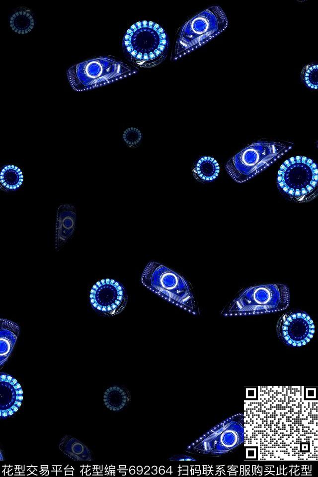 商务休闲男装汽车灯数码印花华亿平台下载（图片编号: 692364） - 瓦栏（Walan）