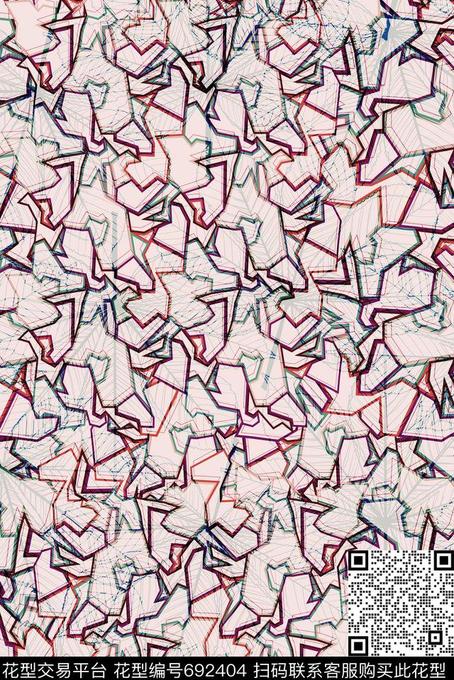 零点--男装细条纹条纹数码印花华亿平台下载（图片编号: 692404） - 瓦栏（Walan）