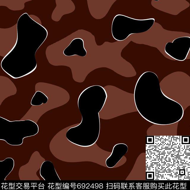 迷彩色块男装传统印花华亿平台下载（图片编号: 692498） - 瓦栏（Walan）