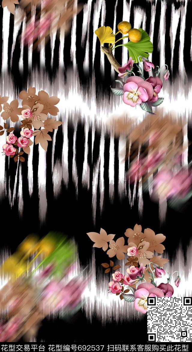 莫妮卡-大牌华亿平台数码印花华亿平台下载（图片编号: 692537） - 瓦栏（Walan）