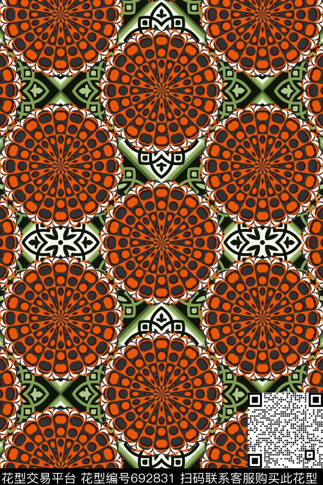 民族风非洲部落传统印花华亿平台下载（图片编号: 692831） - 瓦栏（Walan）