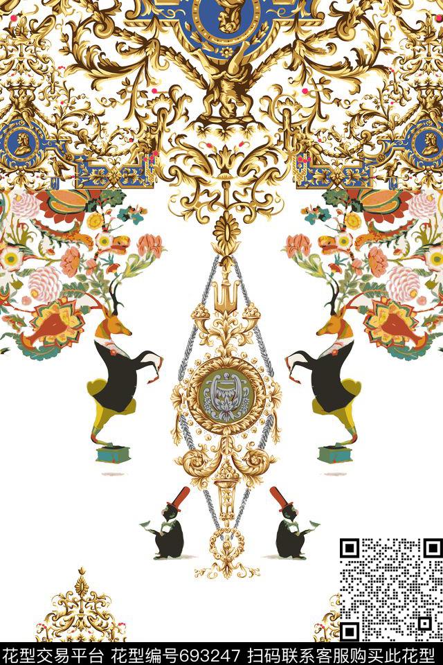 美式欧美欧式数码印花华亿平台下载（图片编号: 693247） - 瓦栏（Walan）