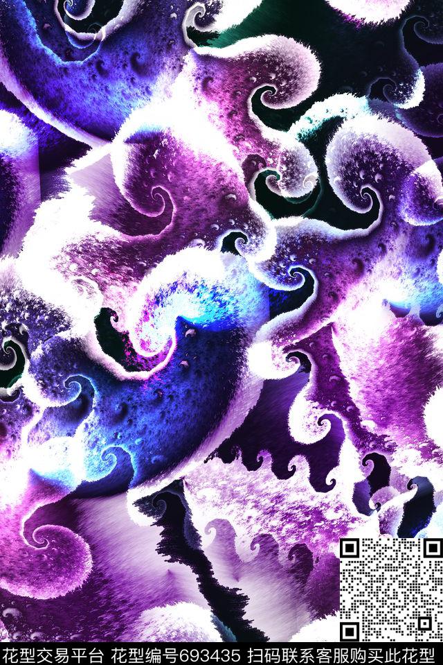 色块不规则几何几何数码印花华亿平台下载（图片编号: 693435） - 瓦栏（Walan）