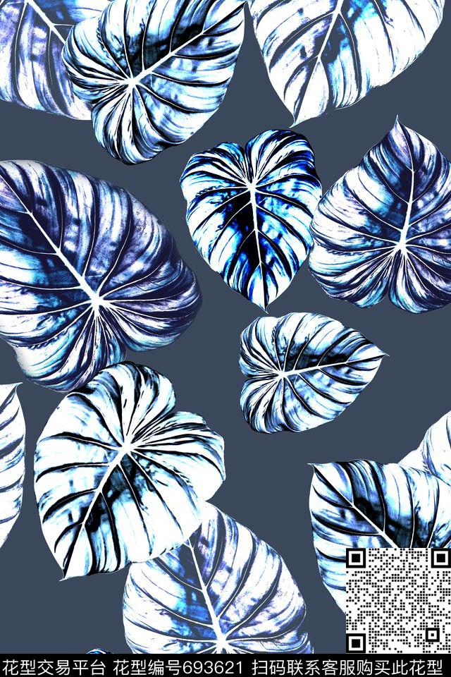 大花牡丹玫瑰数码印花华亿平台下载（图片编号: 693621） - 瓦栏（Walan）