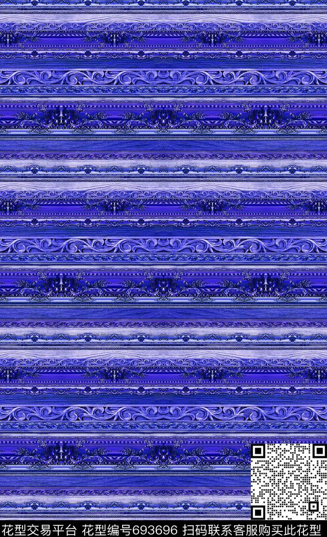 民族宫廷男装数码印花华亿平台下载（图片编号: 693696） - 瓦栏（Walan）