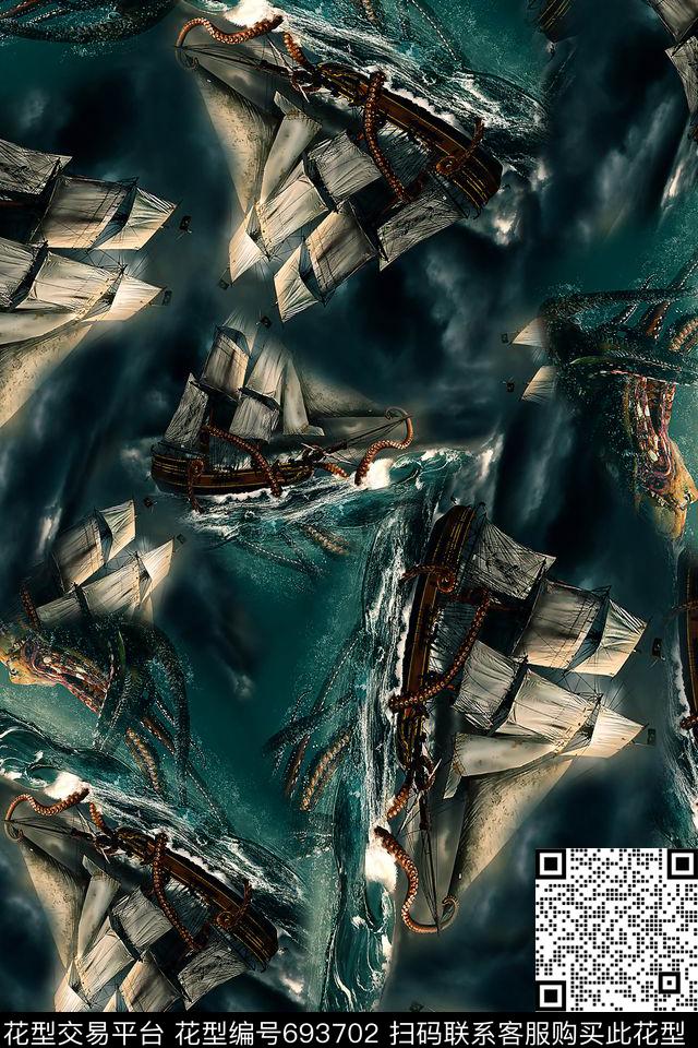 船男装数码印花华亿平台下载（图片编号: 693702） - 瓦栏（Walan）