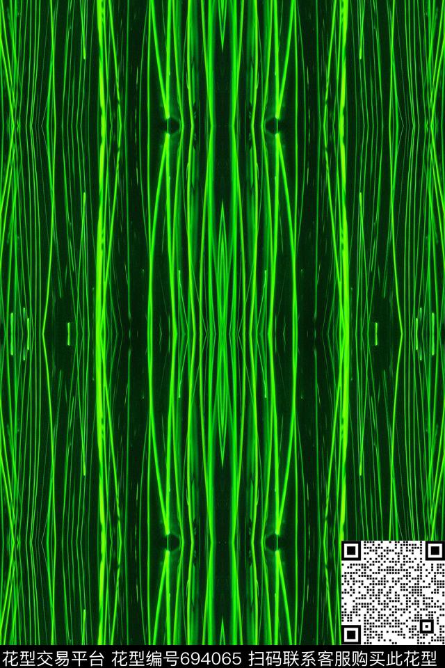 流行时尚波浪泳装数码印花华亿平台下载（图片编号: 694065） - 瓦栏（Walan）