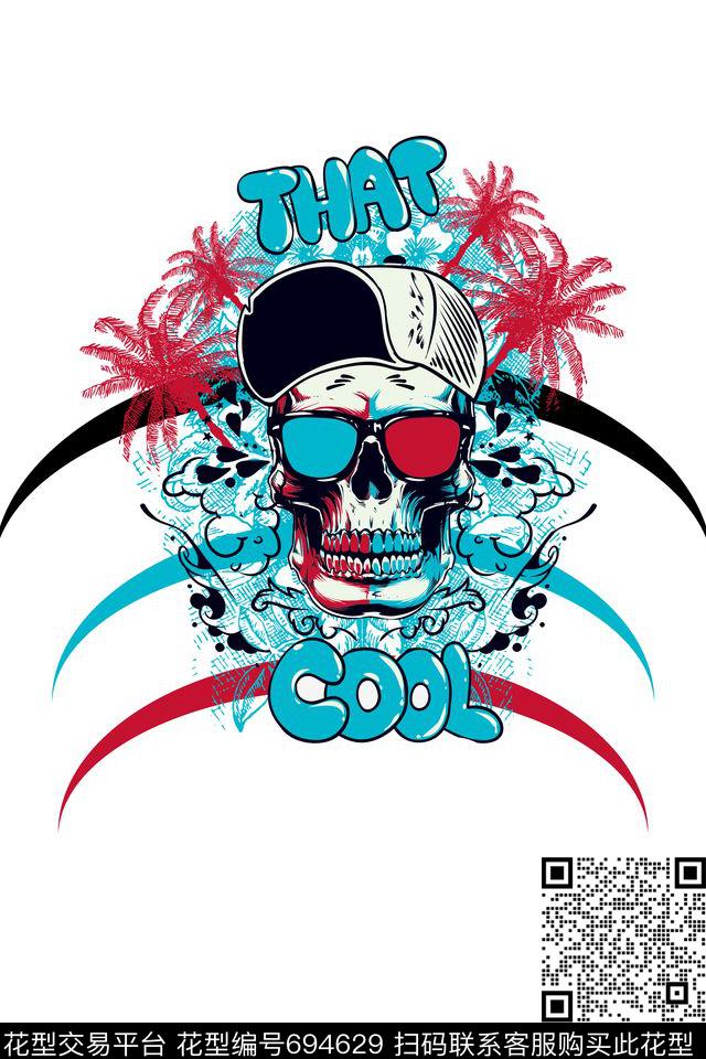 男装英文T恤传统印花华亿平台下载（图片编号: 694629） - 瓦栏（Walan）