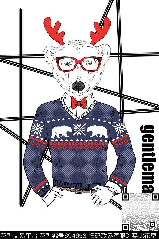 男装英文T恤传统印花华亿平台下载（图片编号: 694653） - 瓦栏（Walan）