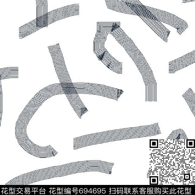 不规则几何菱形几何传统印花华亿平台下载（图片编号: 694695） - 瓦栏（Walan）