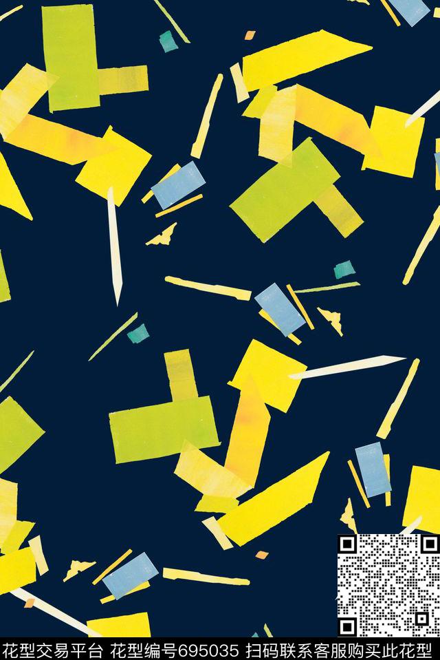 几何女装男装传统印花华亿平台下载（图片编号: 695035） - 瓦栏（Walan）