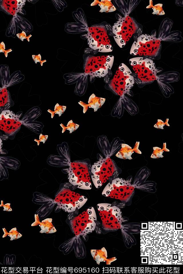 女装休闲趣味数码印花华亿平台下载（图片编号: 695160） - 瓦栏（Walan）