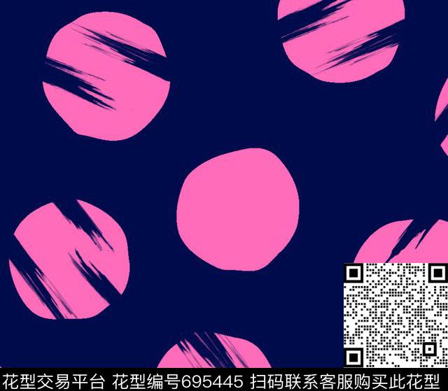 波点特别圆点不规则圆点传统印花华亿平台下载（图片编号: 695445） - 瓦栏（Walan）