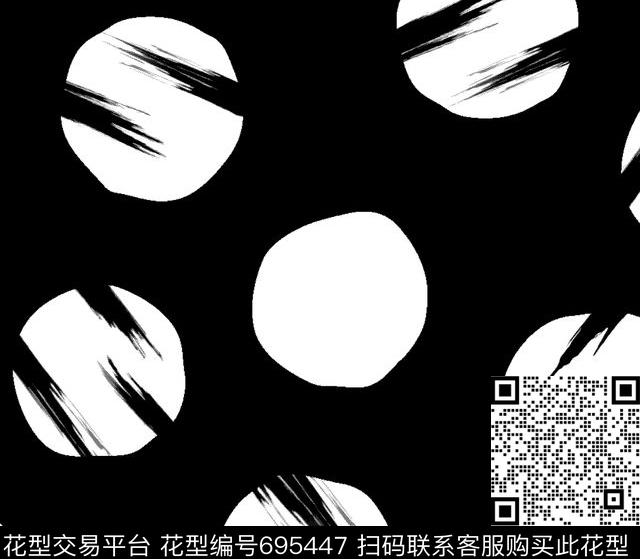 波点特别圆点不规则圆点传统印花华亿平台下载（图片编号: 695447） - 瓦栏（Walan）