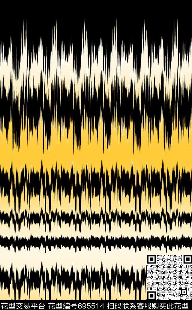 Fei-男装渐变条纹数码印花华亿平台下载（图片编号: 695514） - 瓦栏（Walan）