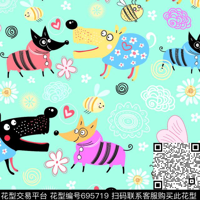 服装印花图案童装图案泳装图案花卉图案传统印花华亿平台下载（图片编号: 695719） - 瓦栏（Walan）