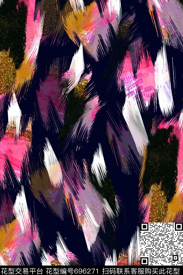 抽象手绘满版动物纹最新高清数码豹纹纹理底纹数码印花华亿平台下载（图片编号: 696271） - 瓦栏（Walan）