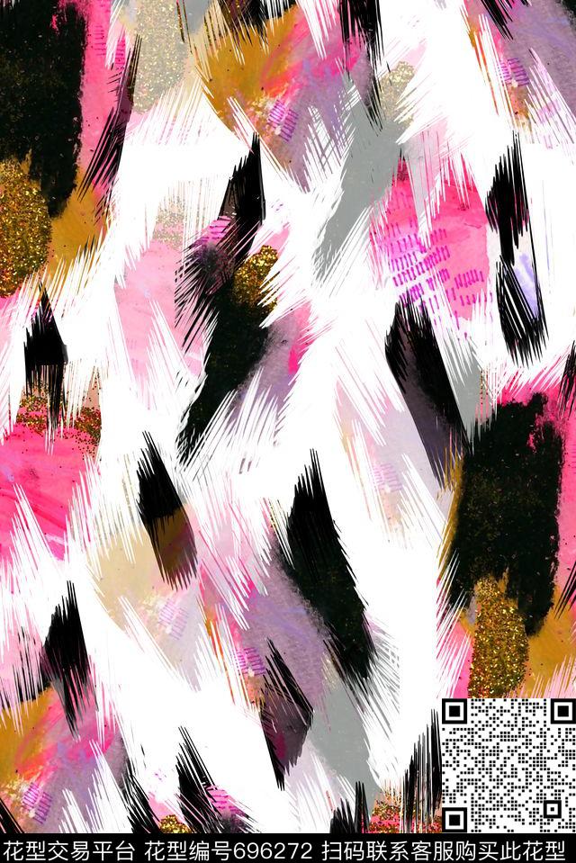 抽象手绘满版动物纹最新高清数码豹纹纹理底纹数码印花华亿平台下载（图片编号: 696272） - 瓦栏（Walan）