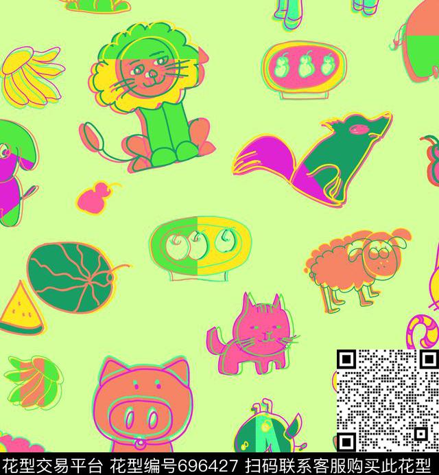 卡通传统印花华亿平台下载（图片编号: 696427） - 瓦栏（Walan）