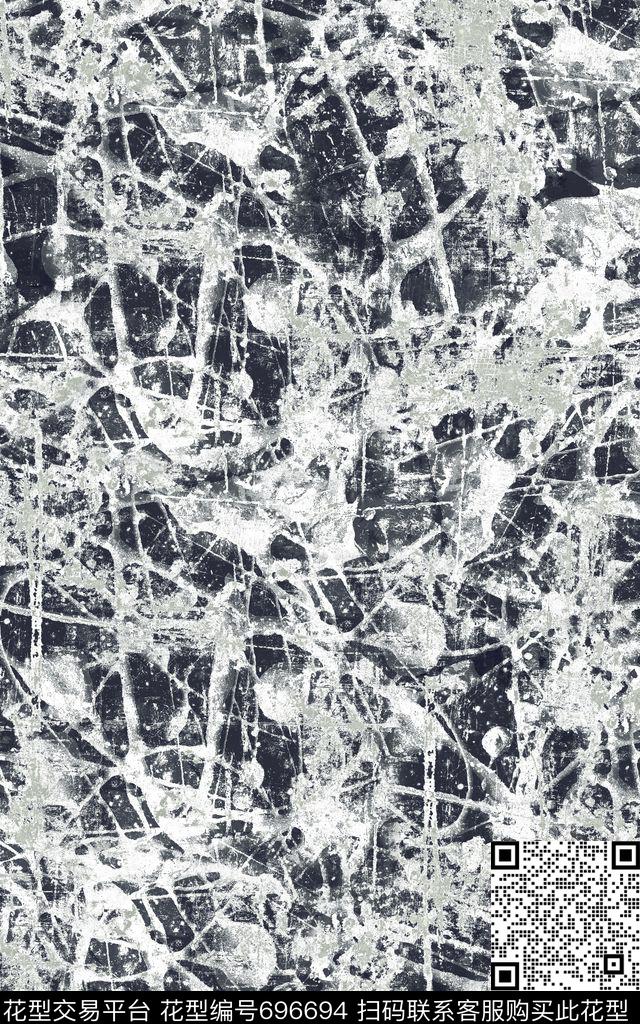 牛仔布纹抽象纹理时尚数码印花华亿平台下载（图片编号: 696694） - 瓦栏（Walan）