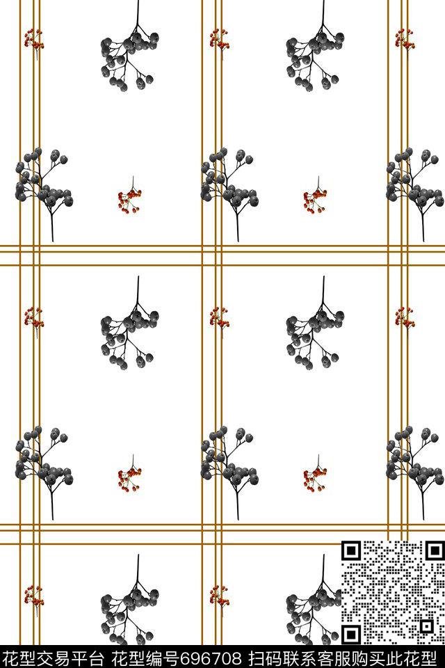 几何条纹格子小碎花数码印花华亿平台下载（图片编号: 696708） - 瓦栏（Walan）