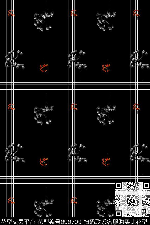 几何条纹格子小碎花数码印花华亿平台下载（图片编号: 696709） - 瓦栏（Walan）