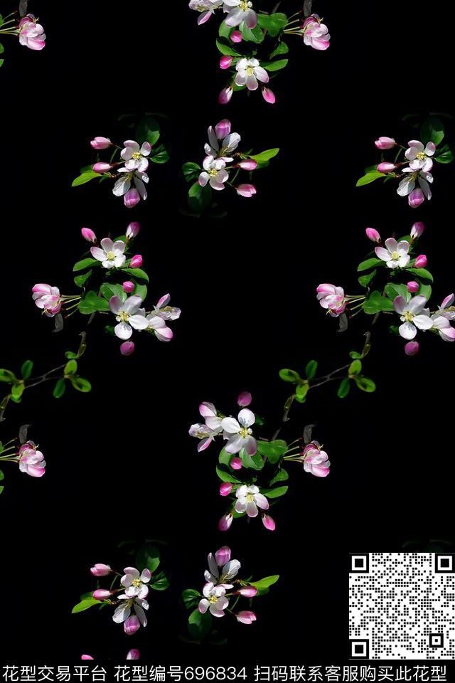 植物花卉花朵花卉写真数码印花华亿平台下载（图片编号: 696834） - 瓦栏（Walan）