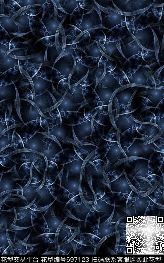 纹理分形肌理数码印花华亿平台下载（图片编号: 697123） - 瓦栏（Walan）