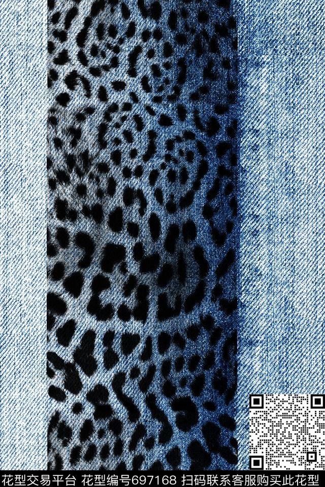 flowersdenimjeans数码印花华亿平台下载（图片编号: 697168） - 瓦栏（Walan）