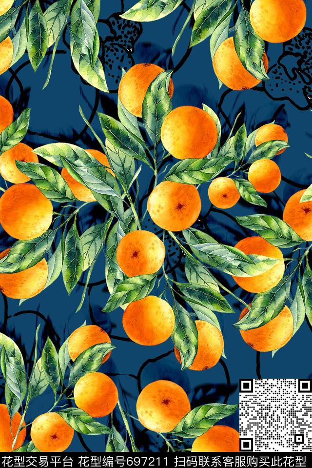 水果热带女装数码印花华亿平台下载（图片编号: 697211） - 瓦栏（Walan）