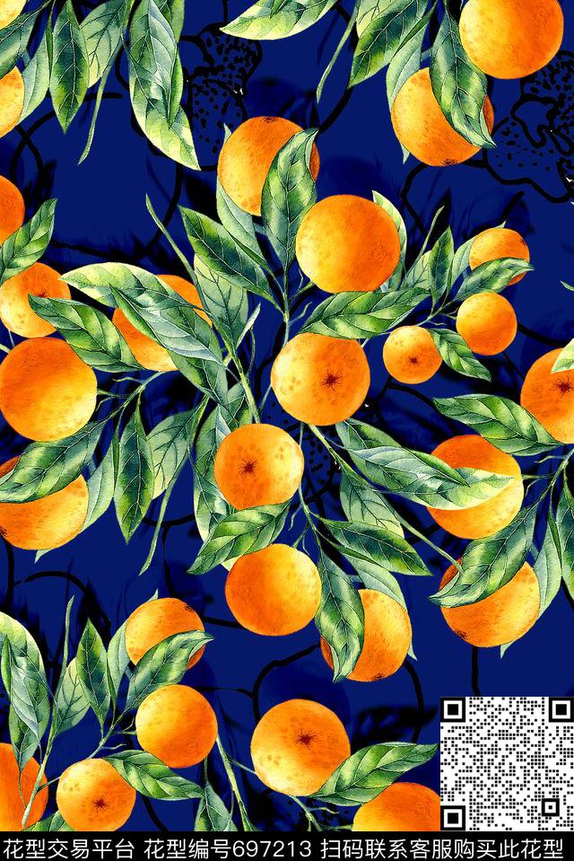水果热带女装数码印花华亿平台下载（图片编号: 697213） - 瓦栏（Walan）