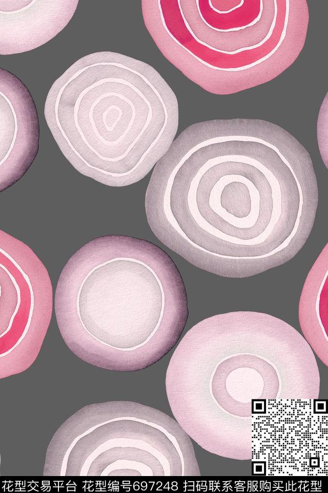 几何水彩抽象传统印花华亿平台下载（图片编号: 697248） - 瓦栏（Walan）