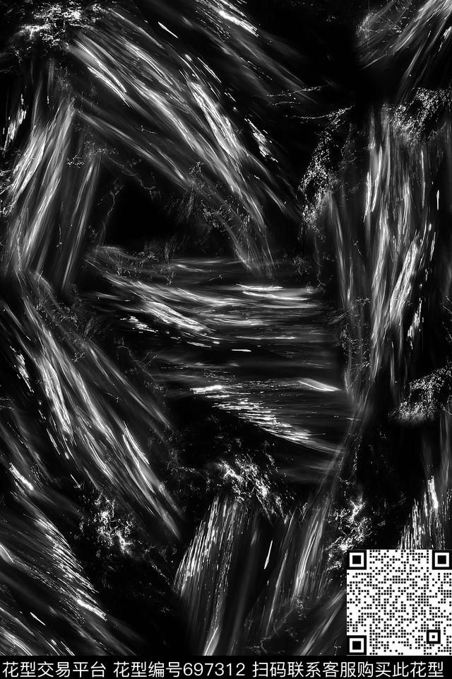 抽象炫彩荧光数码印花华亿平台下载（图片编号: 697312） - 瓦栏（Walan）