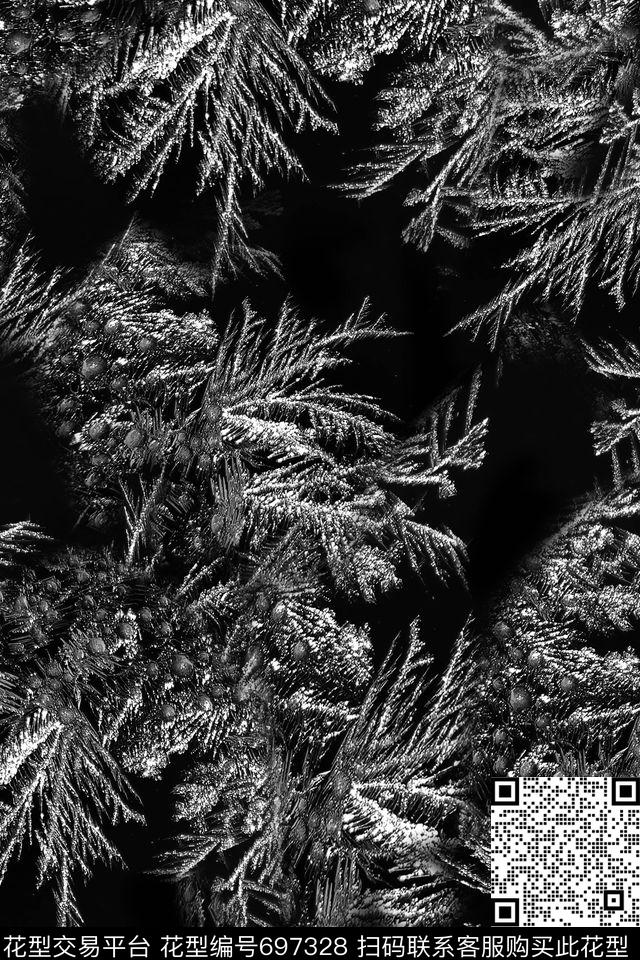 冰雪雪花女装数码印花华亿平台下载（图片编号: 697328） - 瓦栏（Walan）