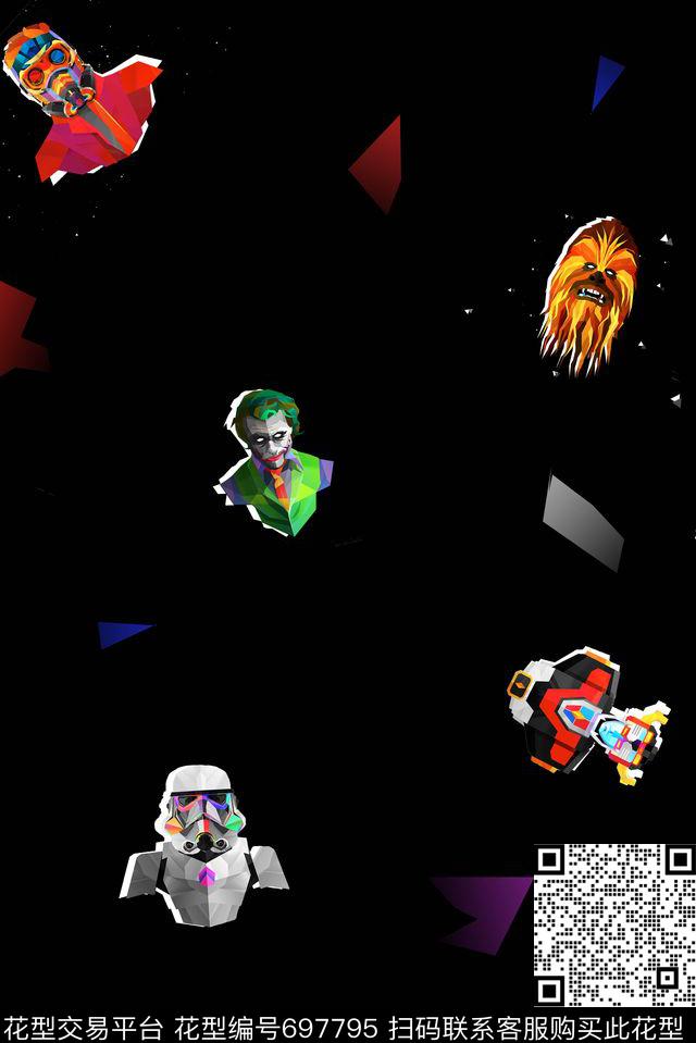 童装蝙蝠侠美国队长数码印花华亿平台下载（图片编号: 697795） - 瓦栏（Walan）